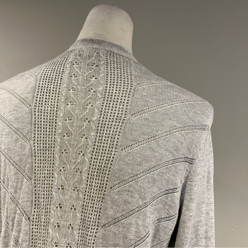 Maurice’s open knitted cardigan size medium - Picture 2 of 12